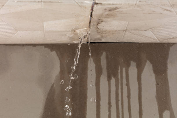 Professional Water Damage Restoration technician working in Bryan, TX